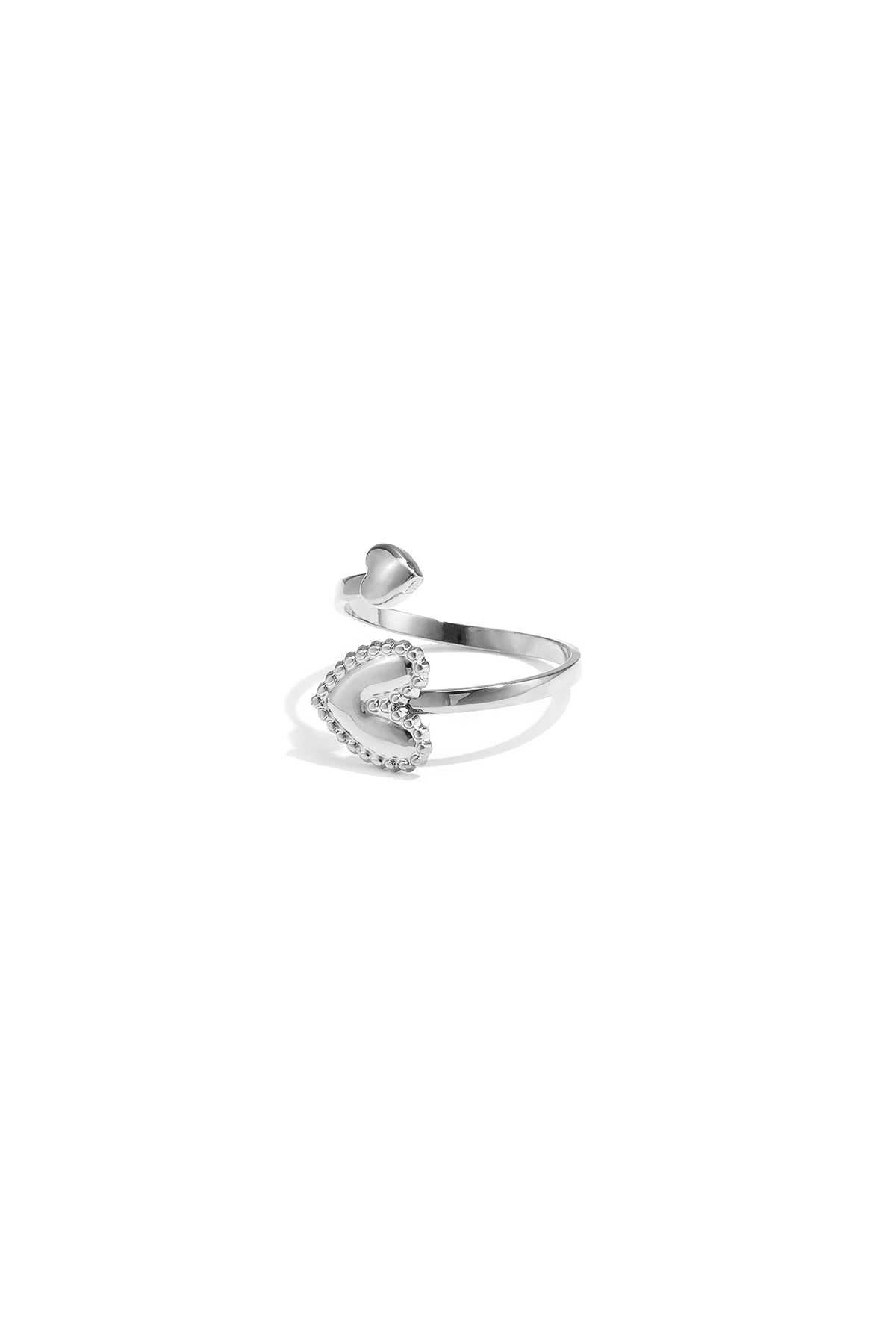 Double heart ring