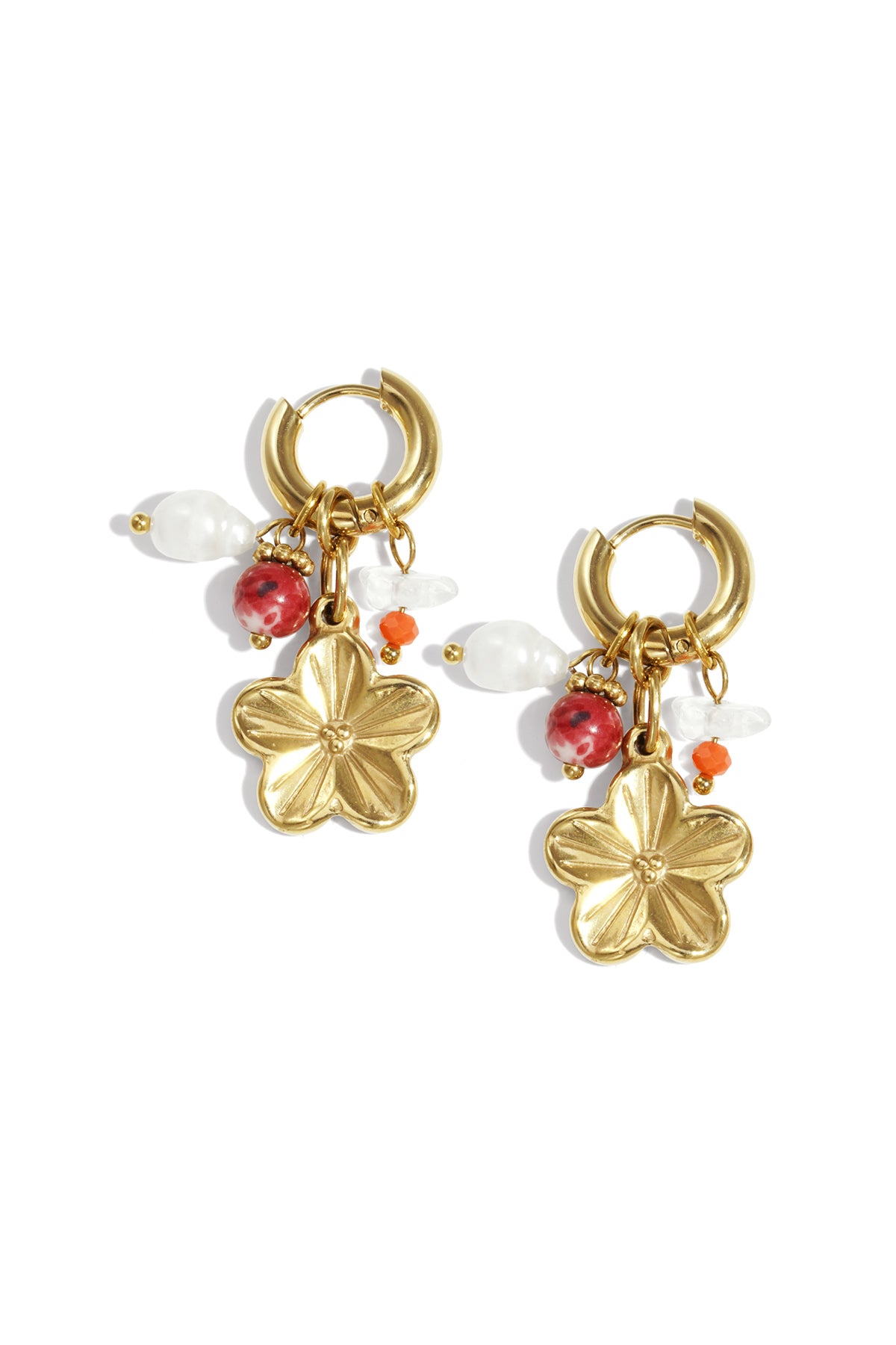Flowerdrop Oorbellen