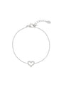 Heart strass armband