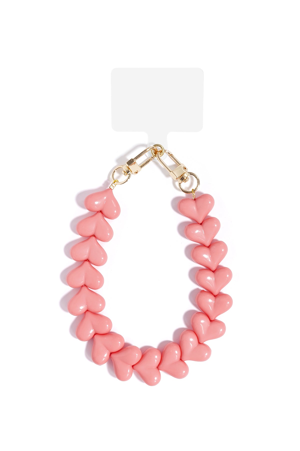 Telefoonkoord pink hearts