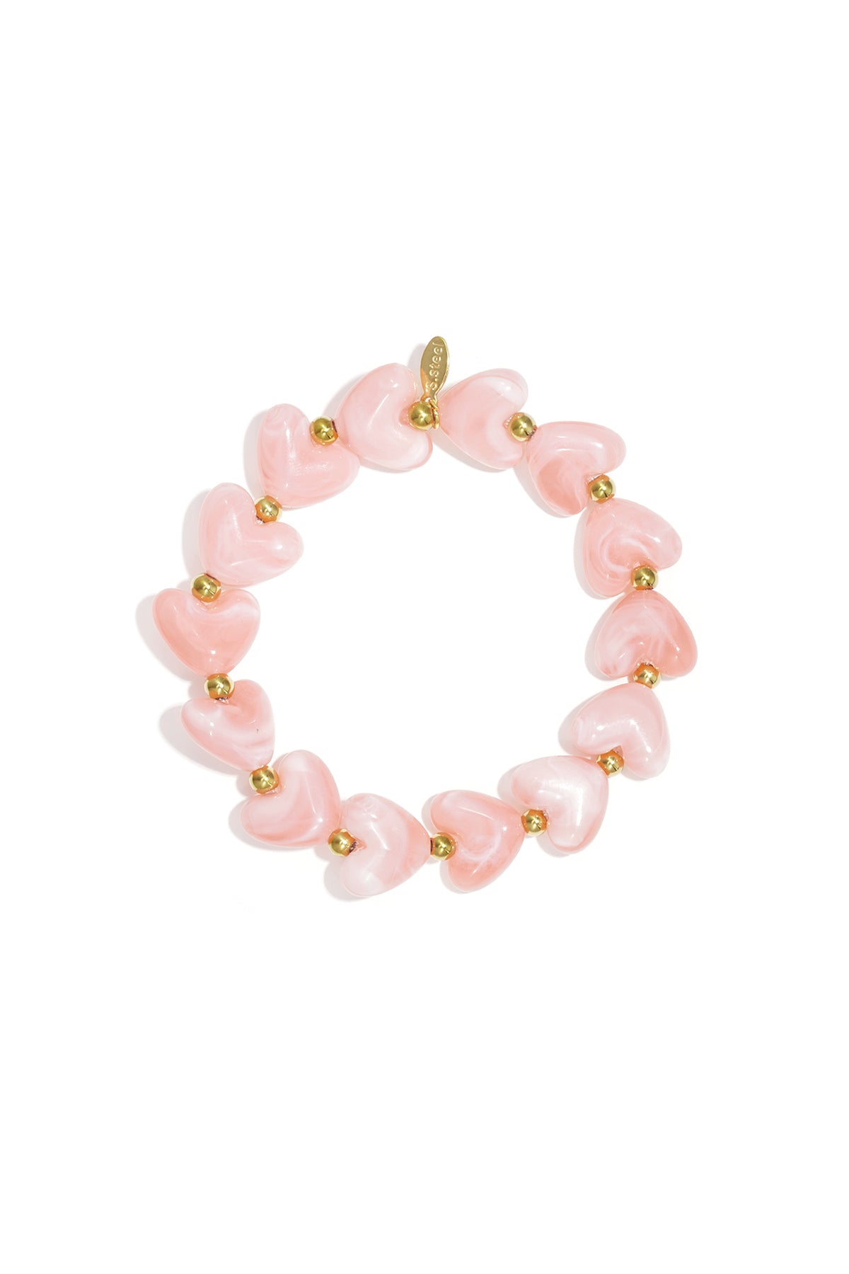 heart beaded armband