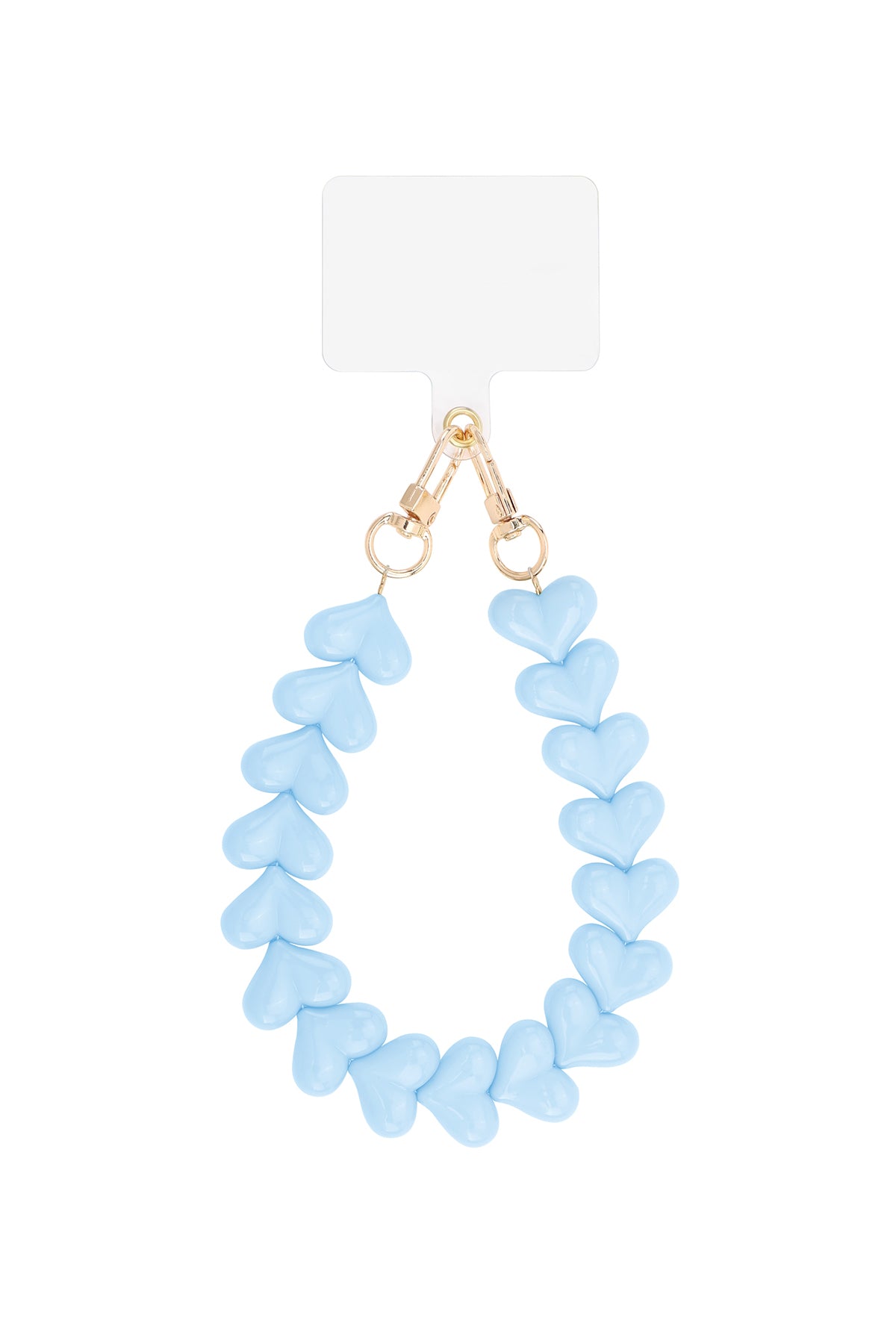 Telefoonkoord blue hearts