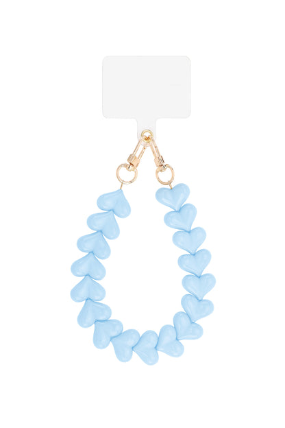 Telefoonkoord blue hearts