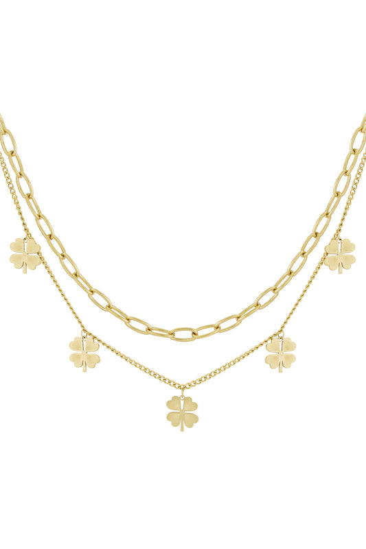 Layered luck ketting