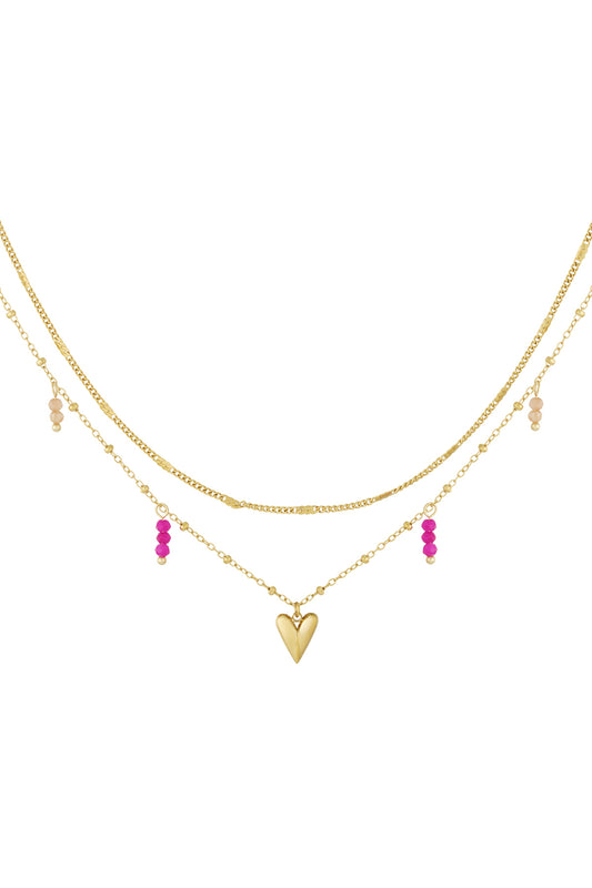Double love ketting