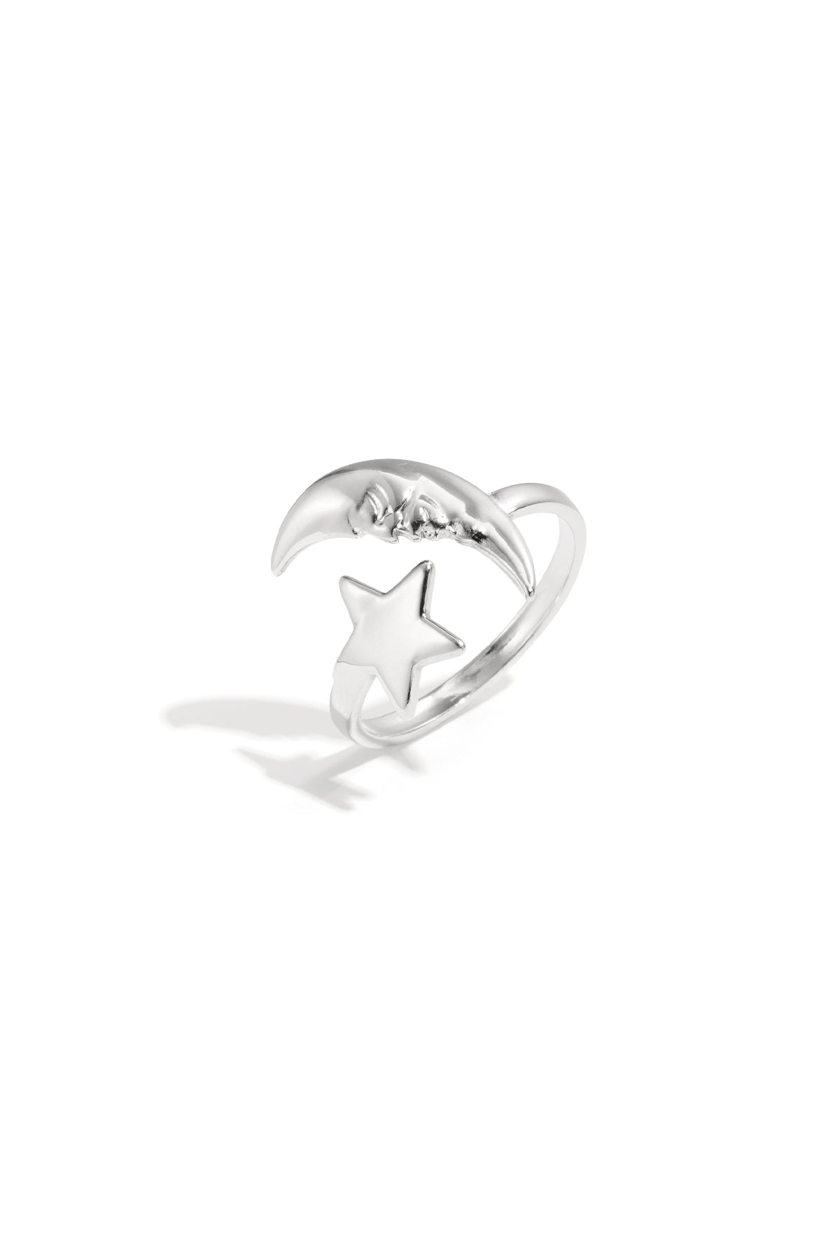 Moon star ring