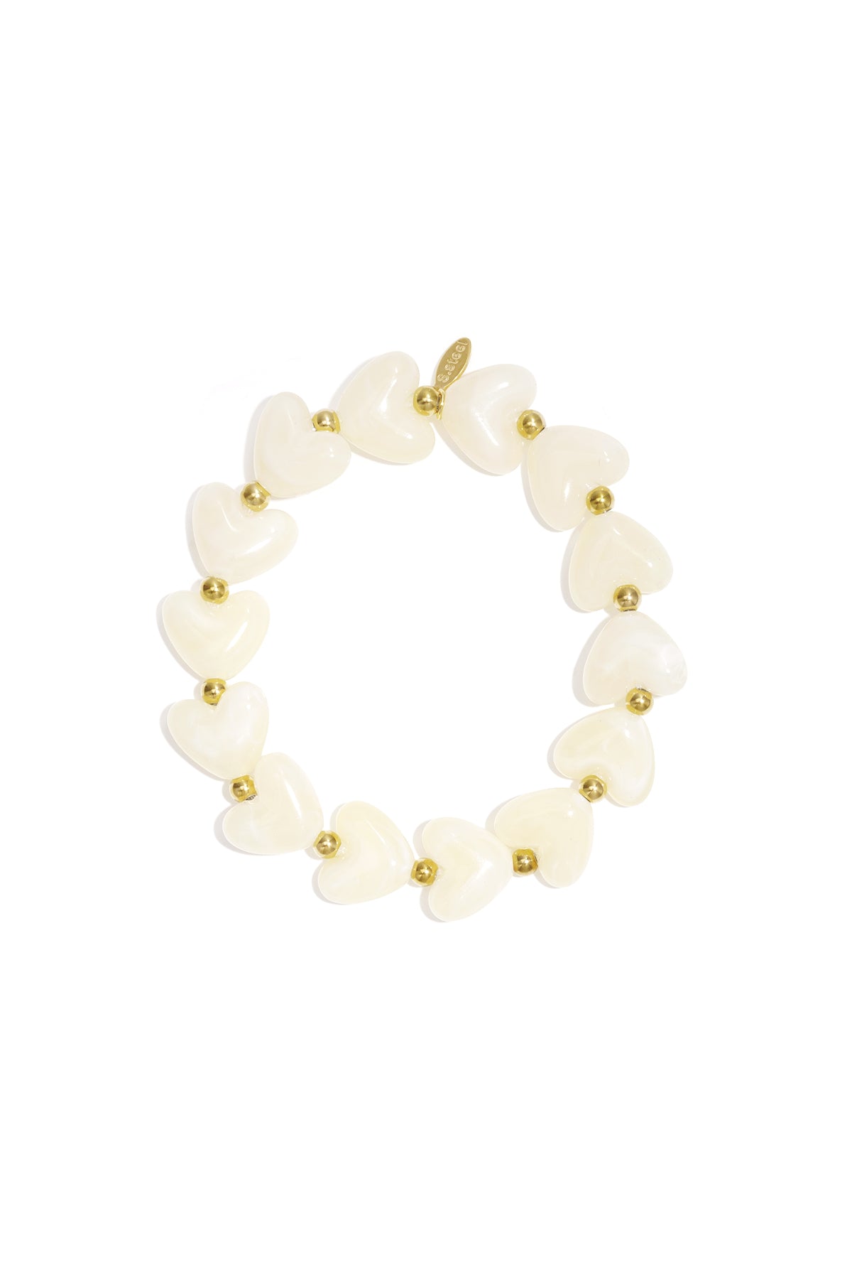heart beaded armband