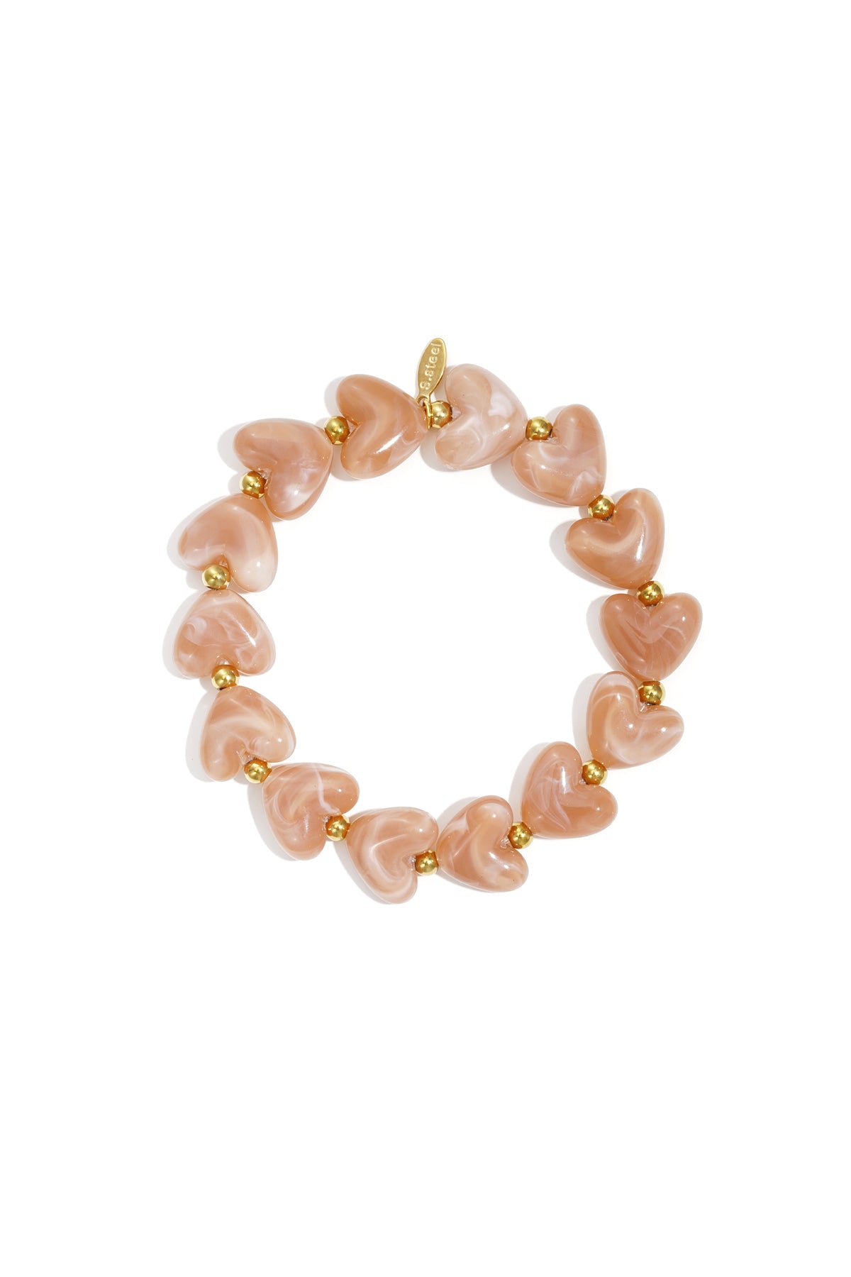 heart beaded armband