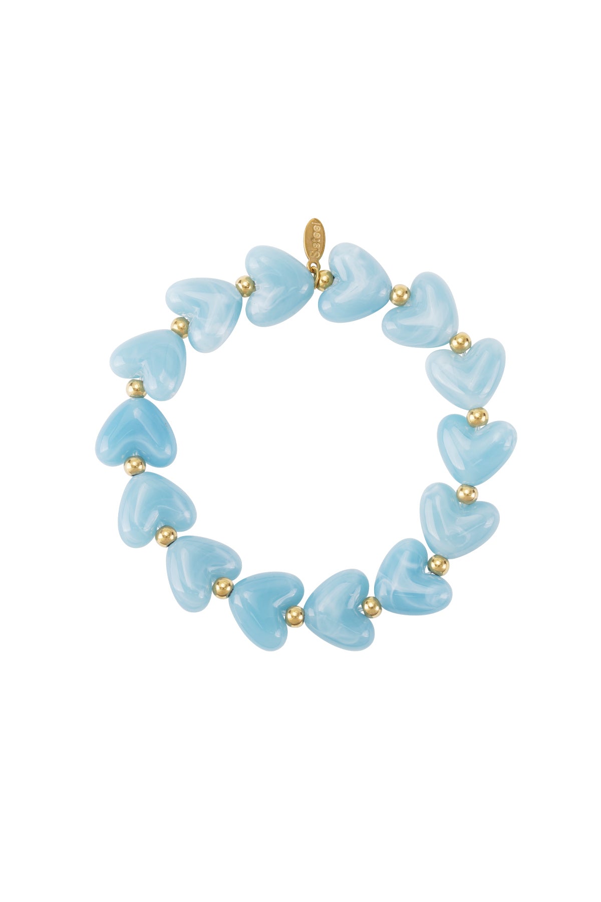 heart beaded armband