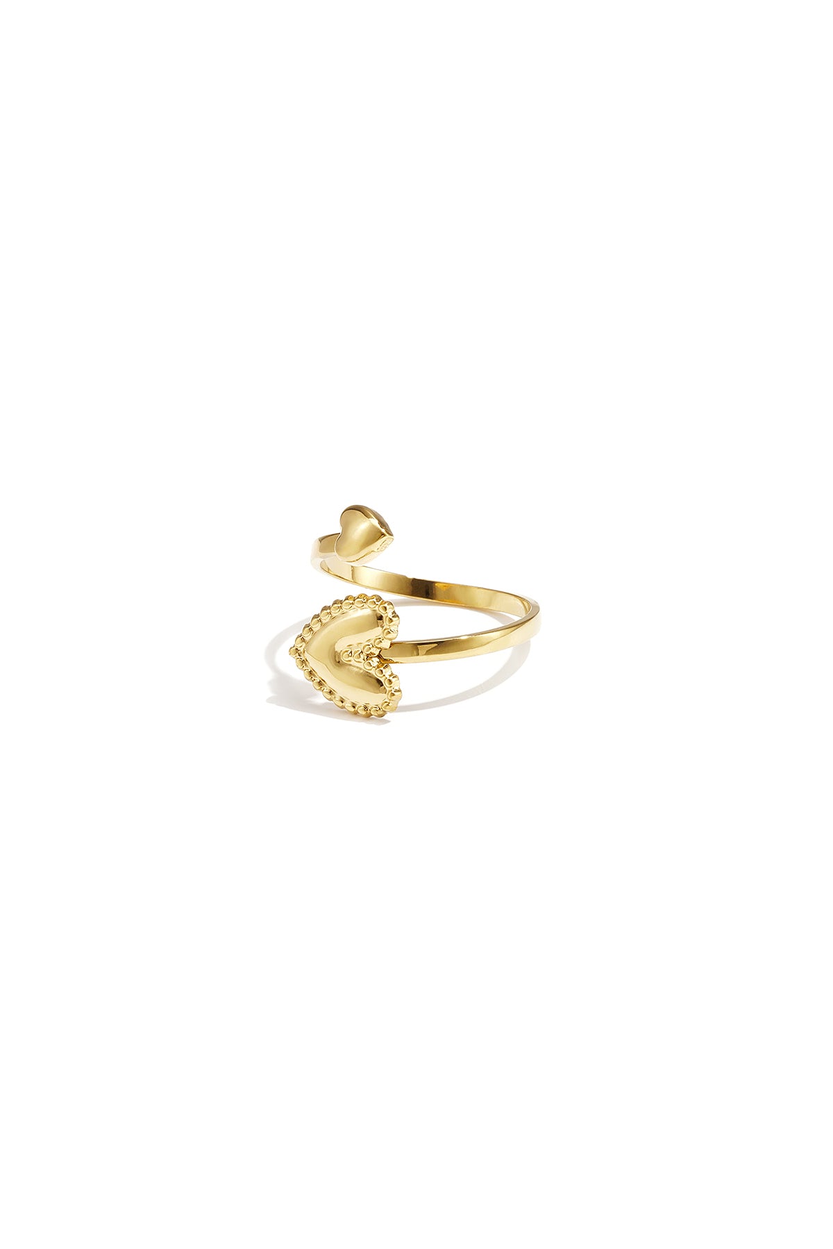 Double heart ring