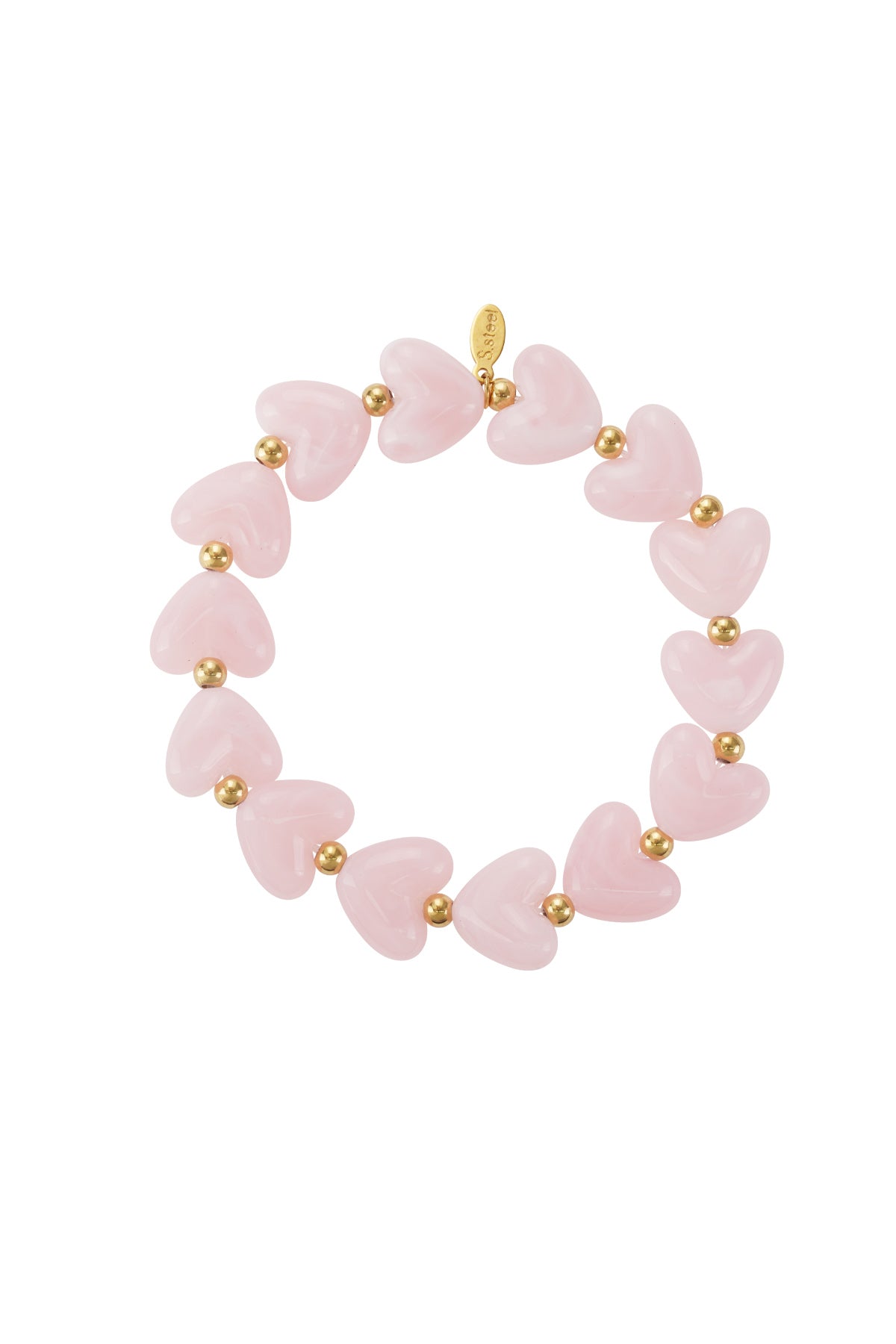 heart beaded armband