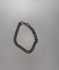 Silver chain armband