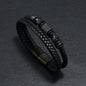 Braided steel armband