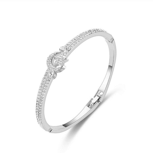 Star moon bangle