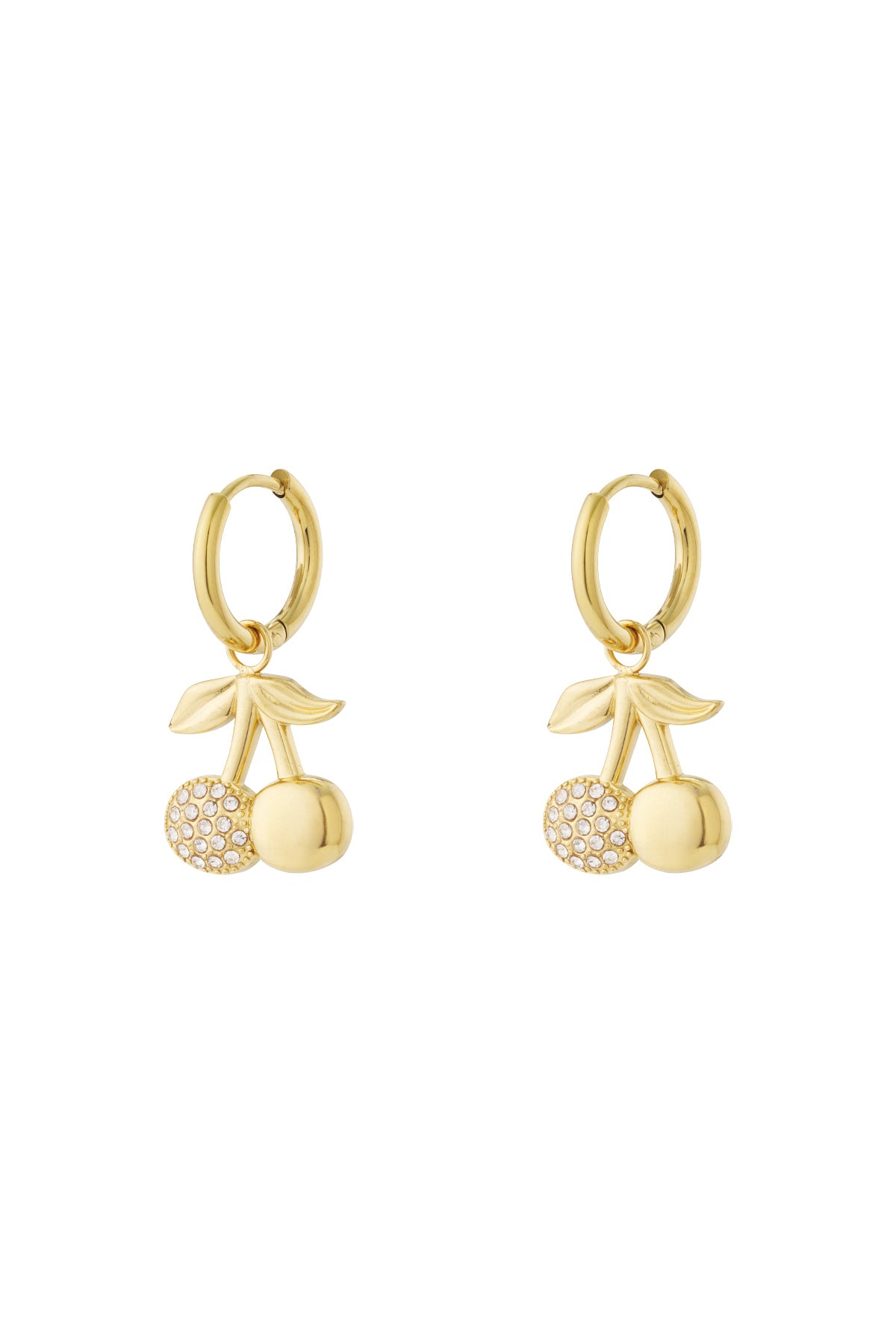 Cherry sparkle oorbellen