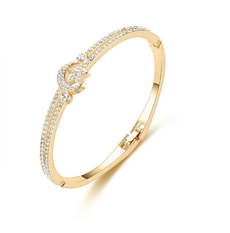 Star moon bangle