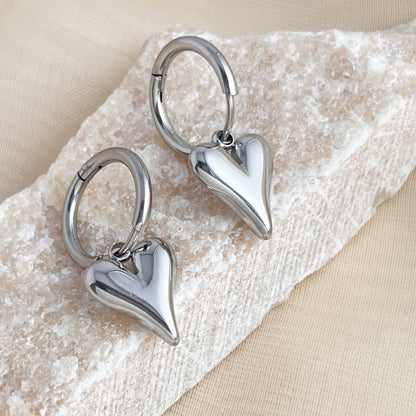 Heart oorbellen
