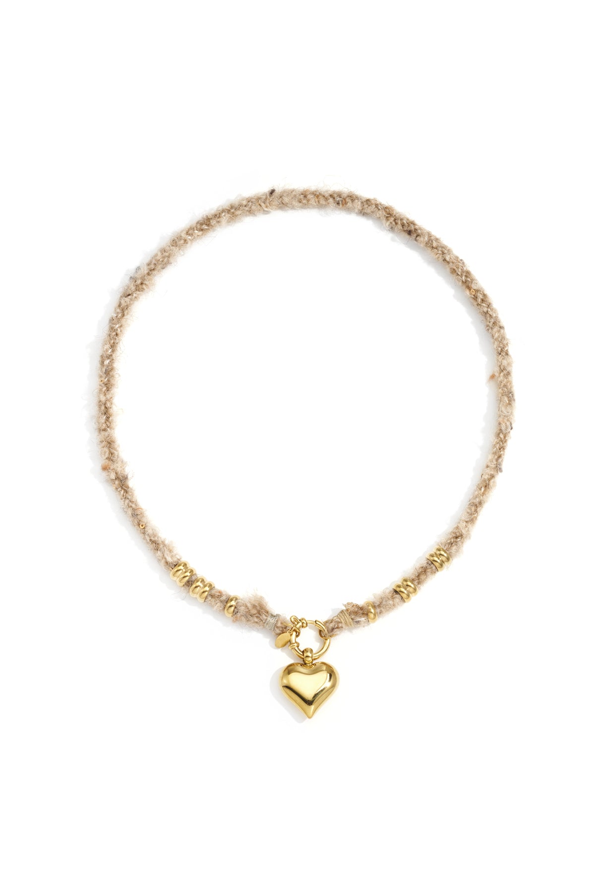 Casual heart ketting