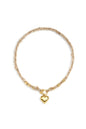 Casual heart ketting