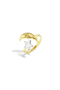 Moon star ring