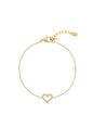 Heart strass armband