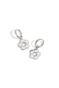 Flower stone oorbellen