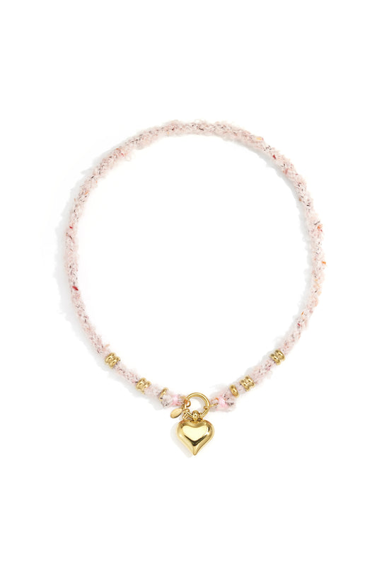 Casual heart ketting